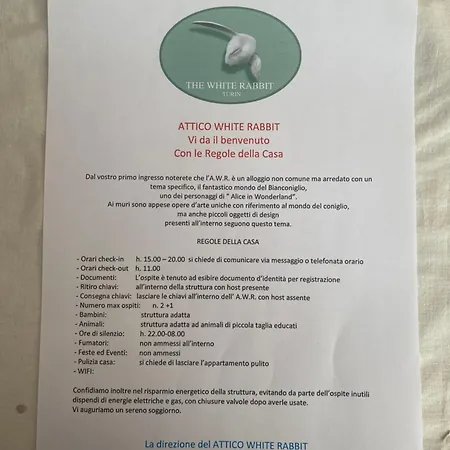 Lägenhet Attico White Rabbit *